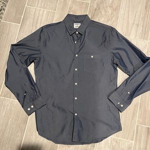 Smokey blue long sleeve Express button up